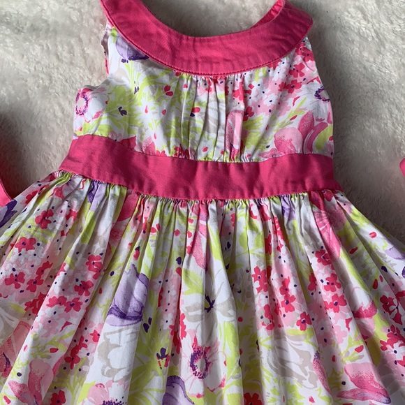 Jillian’s Closet 2T Pink White Floral Dress EUC - Picture 4 of 16